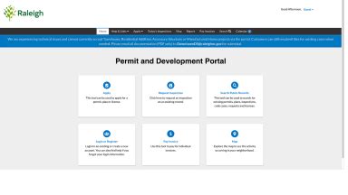 raleigh inspection portal|Manage Permit .
